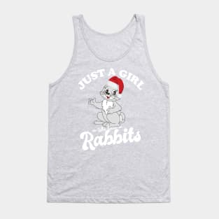 Just A Girl Who Loves Rabbits Tank Top